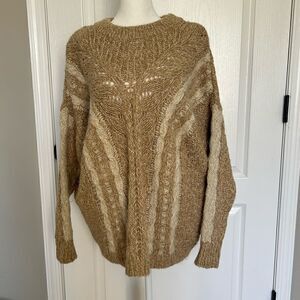 Coote Tan Crew Neck Women’s Sweater